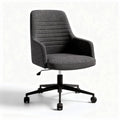 Chaise de bureau réglable en tissu synthétique pour travail - 50 x 50 x 90