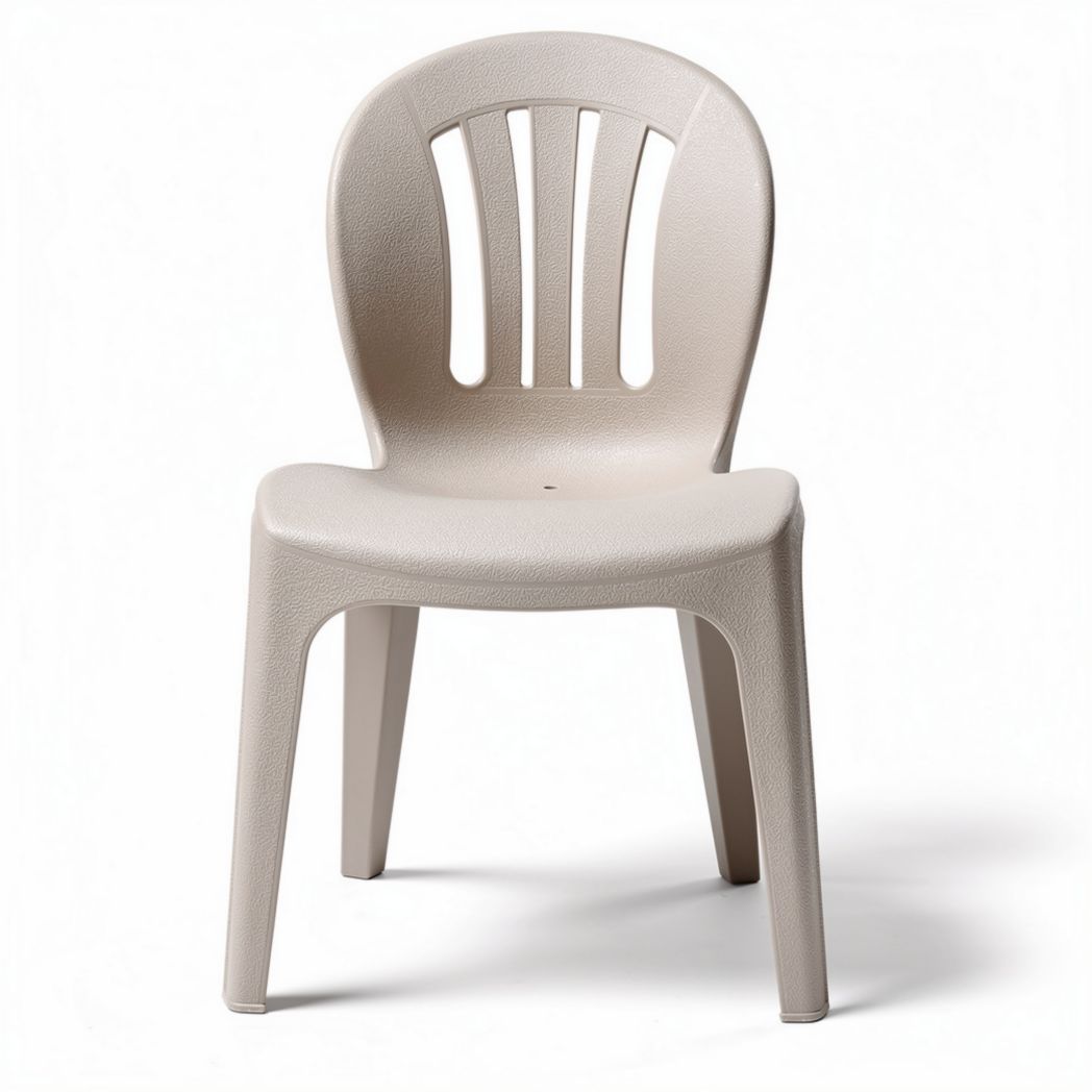 Chaise empilable pour intérieur en plastique résistant - 40 x 40 x 80