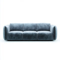 Canapé moderne en tissu avec coussins confortables - 200 x 90 x 85
